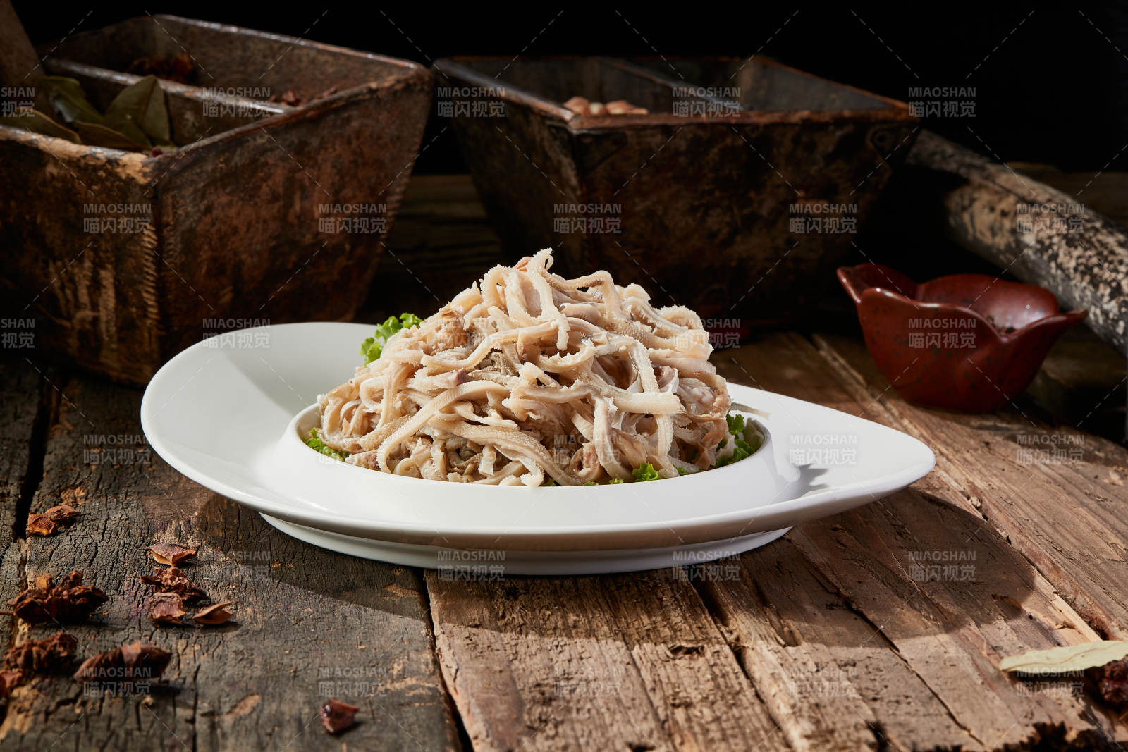 美味凉拌爆肚图片