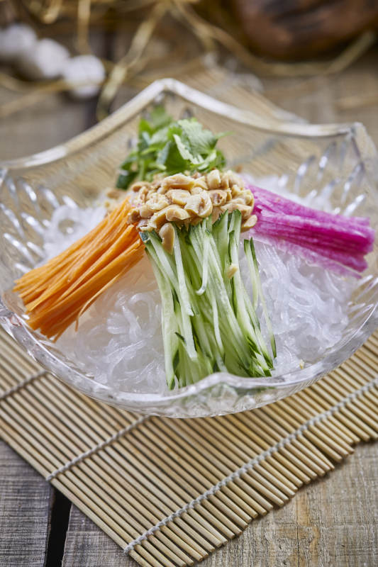 浇汁时蔬魔芋丝图片