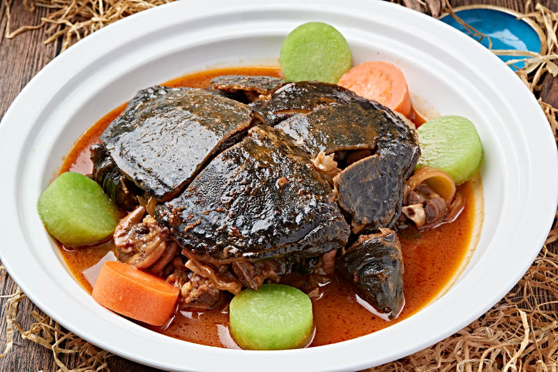 浓汤炖甲鱼图片