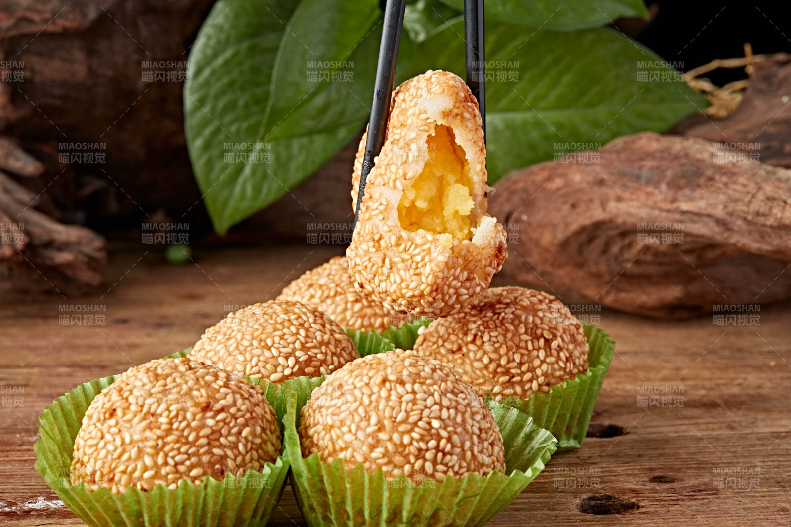 重庆炸麻团图片