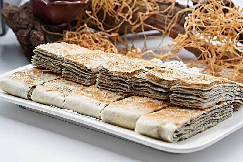 芝麻千层饼图片