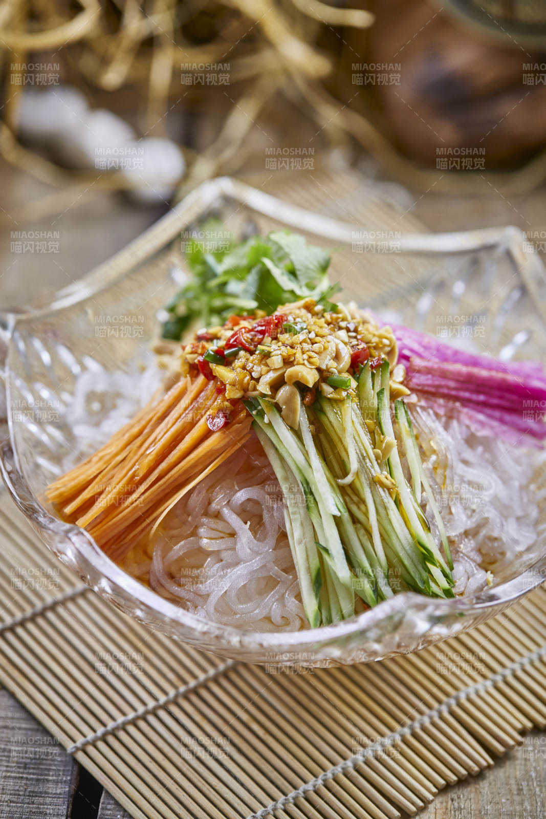 浇汁时蔬魔芋丝图片