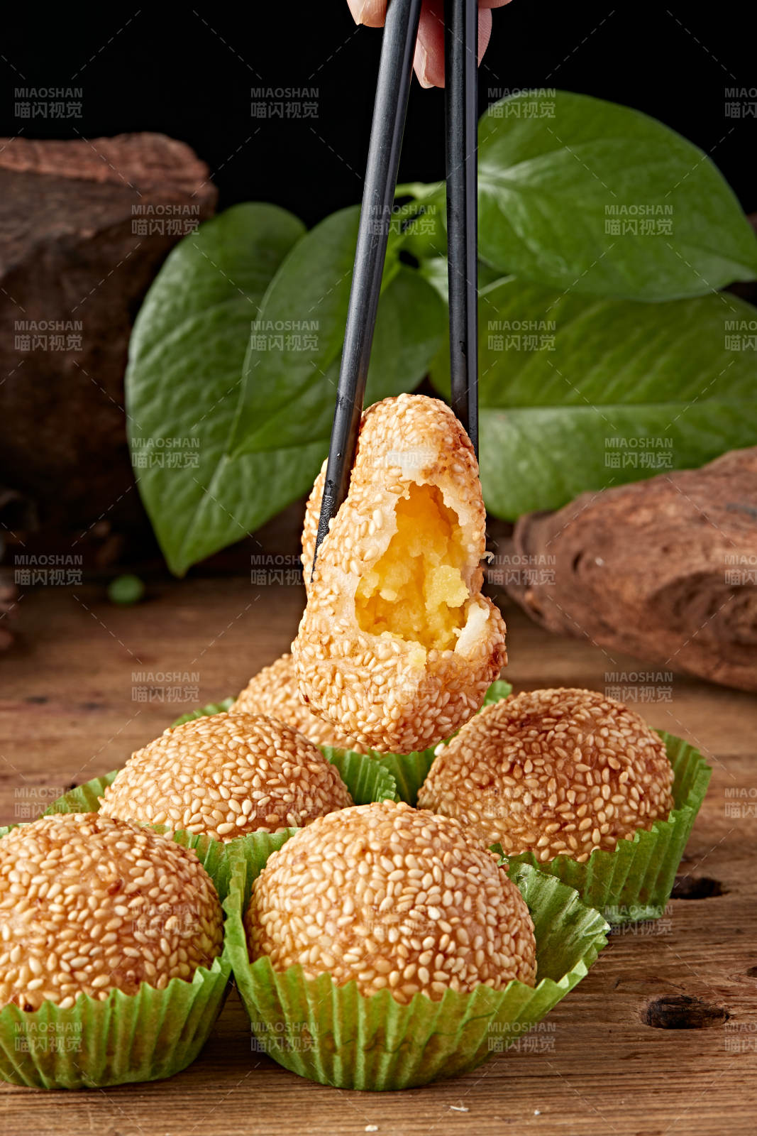 重庆炸麻团图片