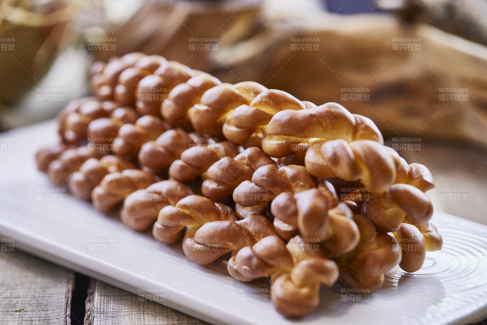 家常炸麻花图片