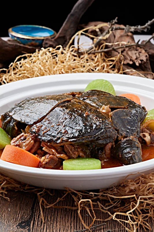 浓汤炖甲鱼图片