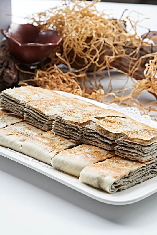 芝麻千层饼图片