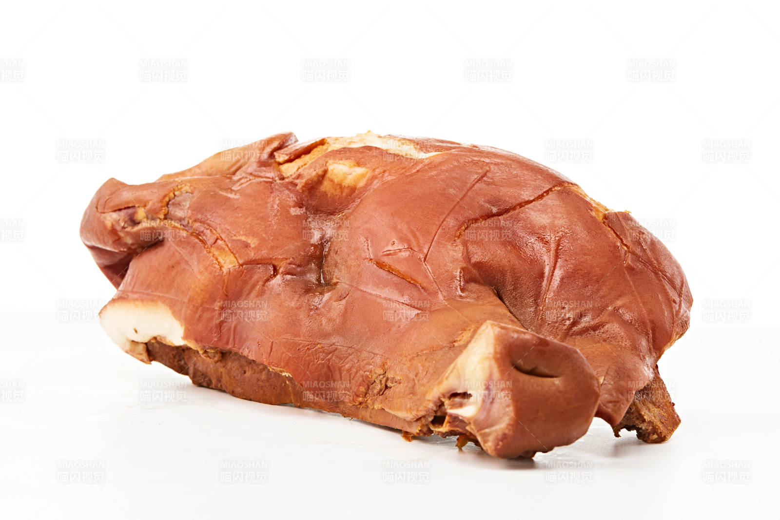 传统熟食美食熏酱卤猪头图片