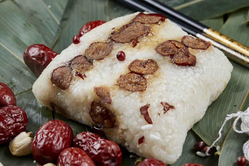 端午节的粽子和原材料图片