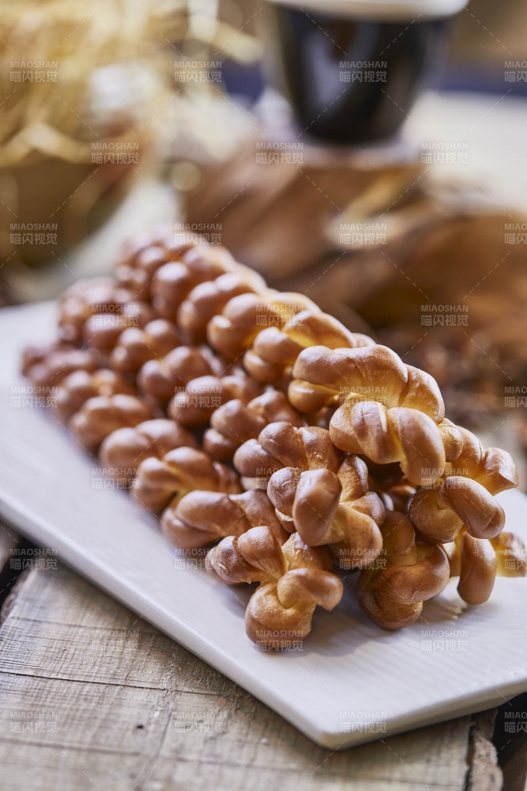 家常炸麻花图片