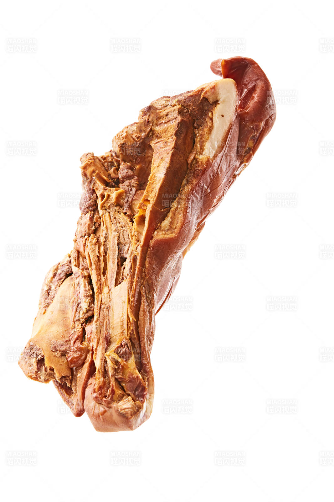 传统熟食美食熏酱卤猪头图片