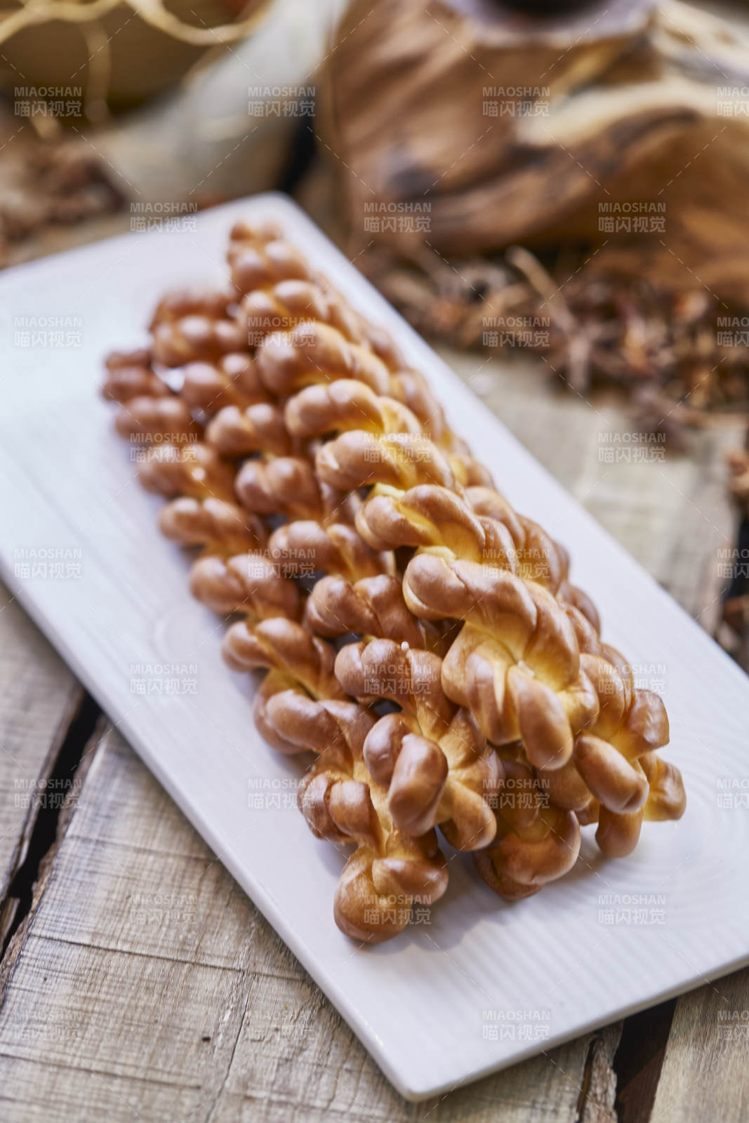 家常炸麻花图片