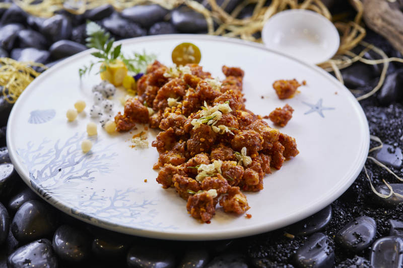 花千骨孜然油炸鸡脆骨掌中宝图片