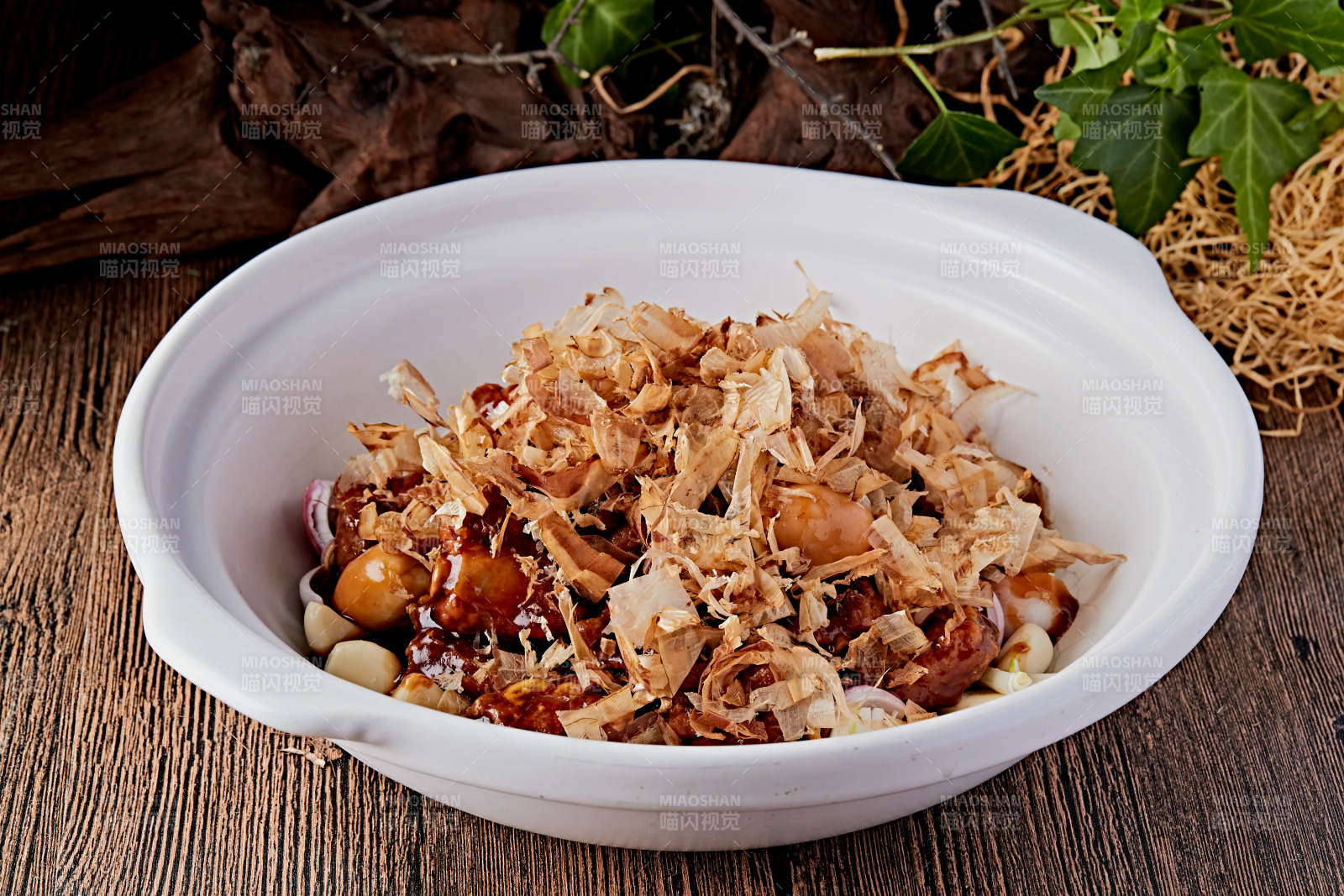 鲣鱼花红烧猪小排图片