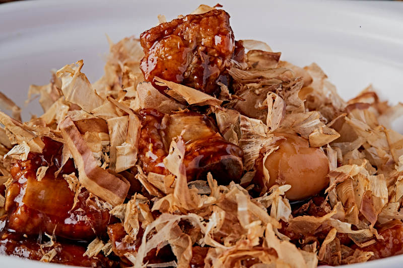 鲣鱼花红烧猪小排图片