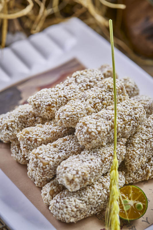 美味甜口菜麻仁红薯图片