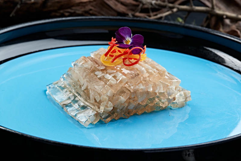 水晶黄豆渣猪皮冻图片