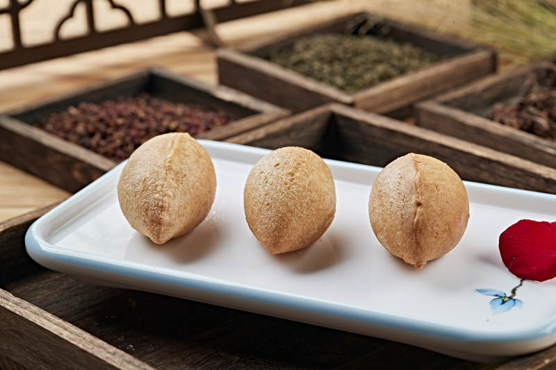 港式茶餐油炸酥皮酱肉包图片