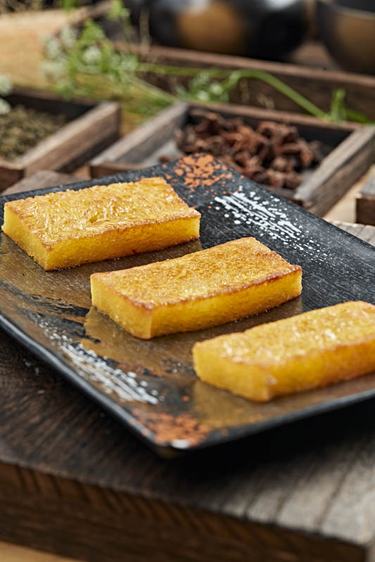 港式茶餐油煎萝卜糕图片