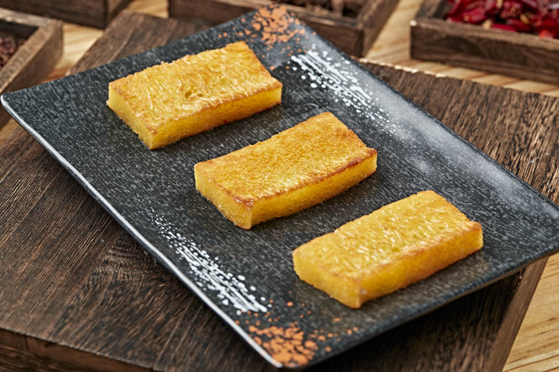 港式茶餐油煎萝卜糕图片