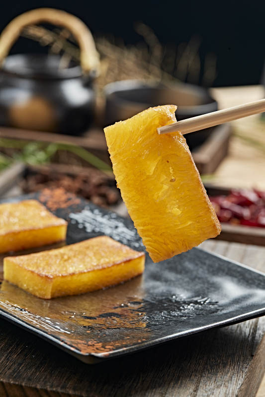 港式茶餐油煎萝卜糕图片