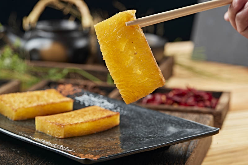 港式茶餐油煎萝卜糕图片