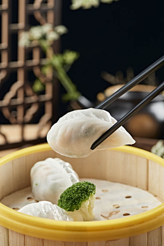 港式茶餐冰皮水晶什锦蒸饺图片