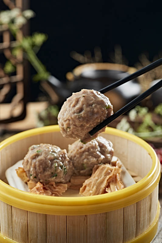 港式茶餐香蒸牛肉丸图片