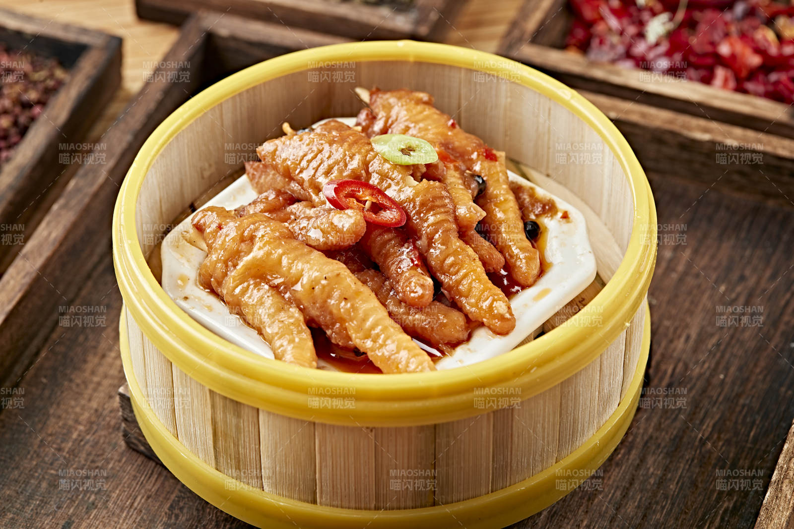 港式茶餐香蒸虎皮凤爪图片