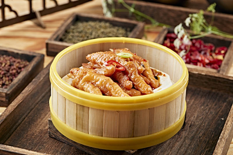 港式茶餐香蒸虎皮凤爪图片