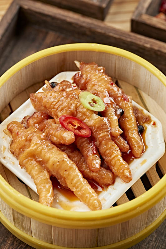港式茶餐香蒸虎皮凤爪图片