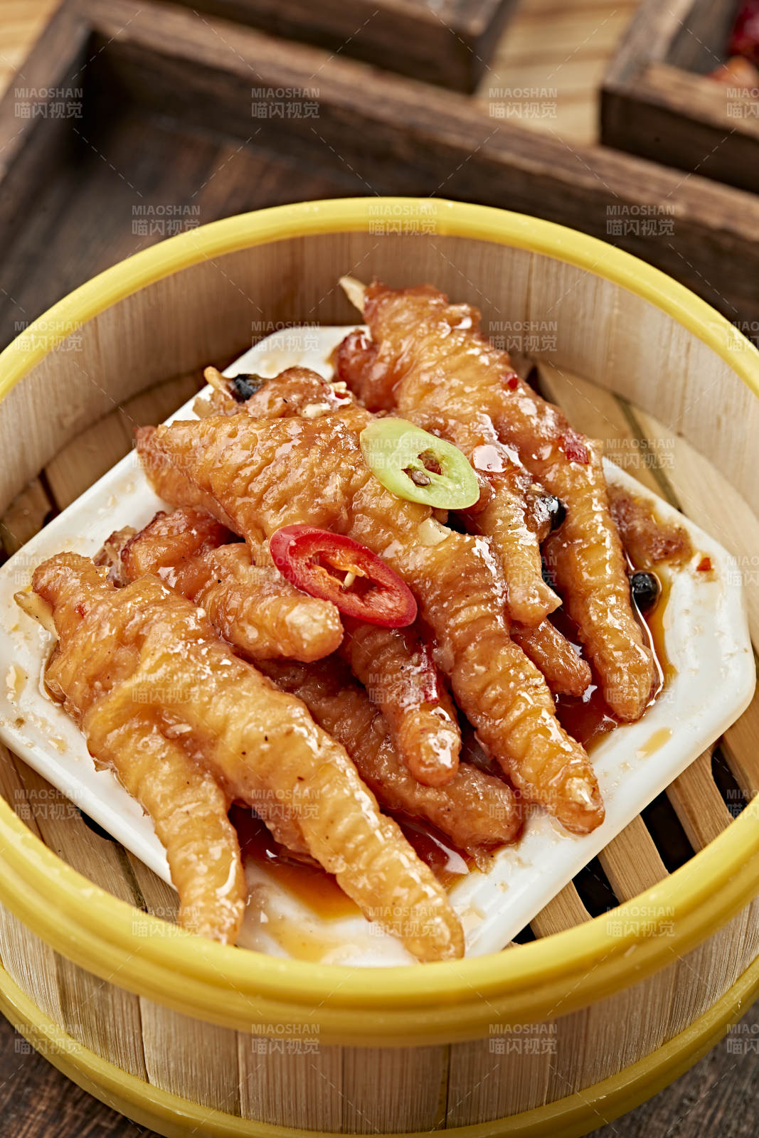 港式茶餐香蒸虎皮凤爪图片