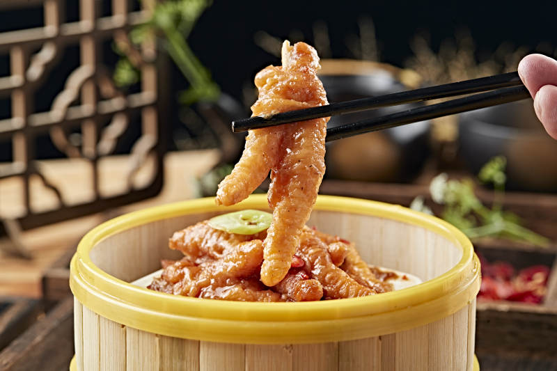 港式茶餐香蒸虎皮凤爪图片