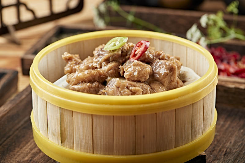 港式茶餐香蒸糯米小排骨图片