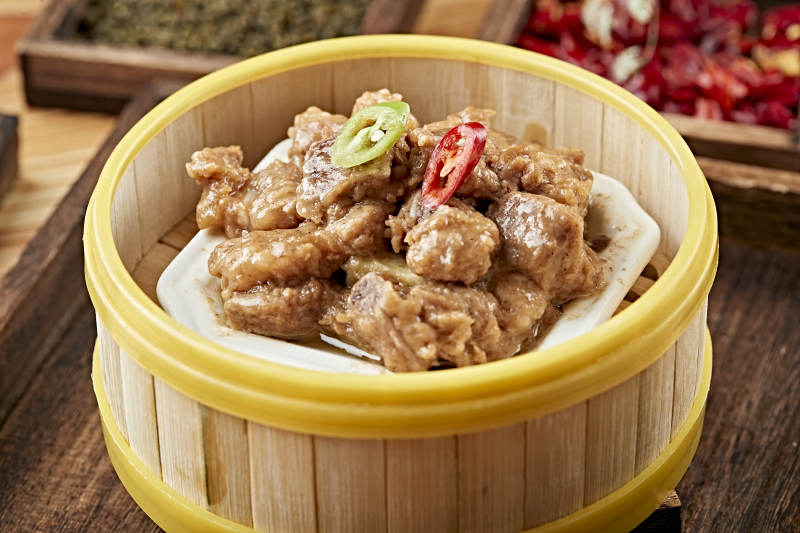 港式茶餐香蒸糯米小排骨图片