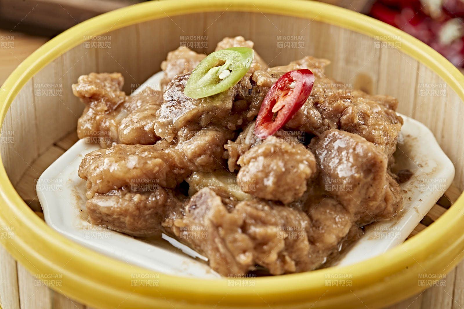 港式茶餐香蒸糯米小排骨图片