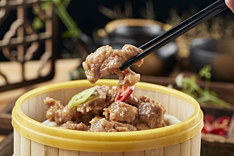 港式茶餐香蒸糯米小排骨图片