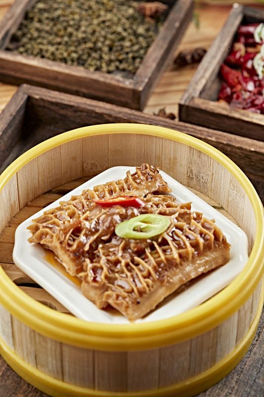 港式茶餐香蒸金钱肚图片