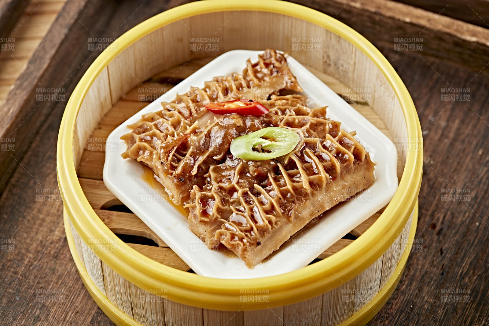 港式茶餐香蒸金钱肚图片