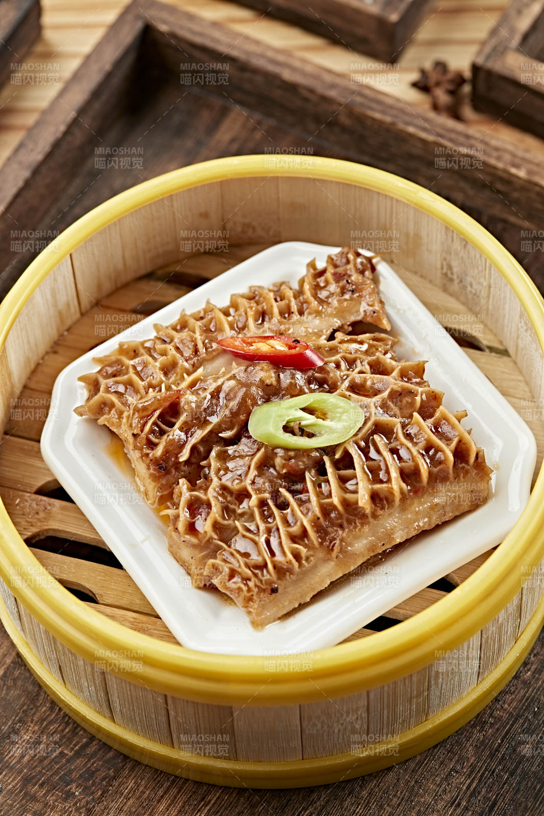 港式茶餐香蒸金钱肚图片