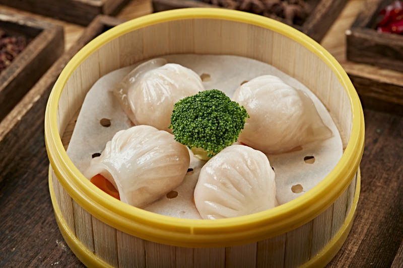 港式茶餐水晶虾饺图片