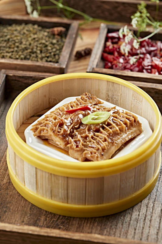 港式茶餐香蒸金钱肚图片