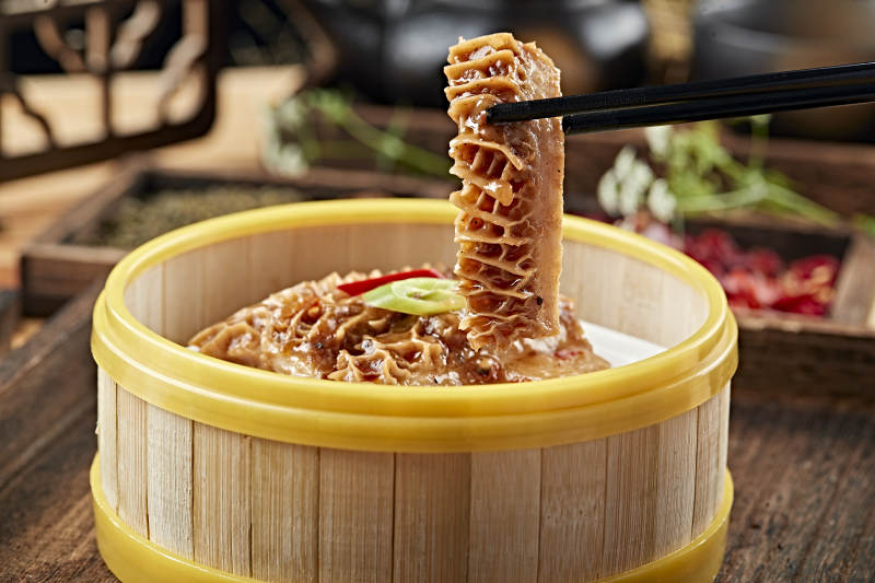 港式茶餐香蒸金钱肚图片