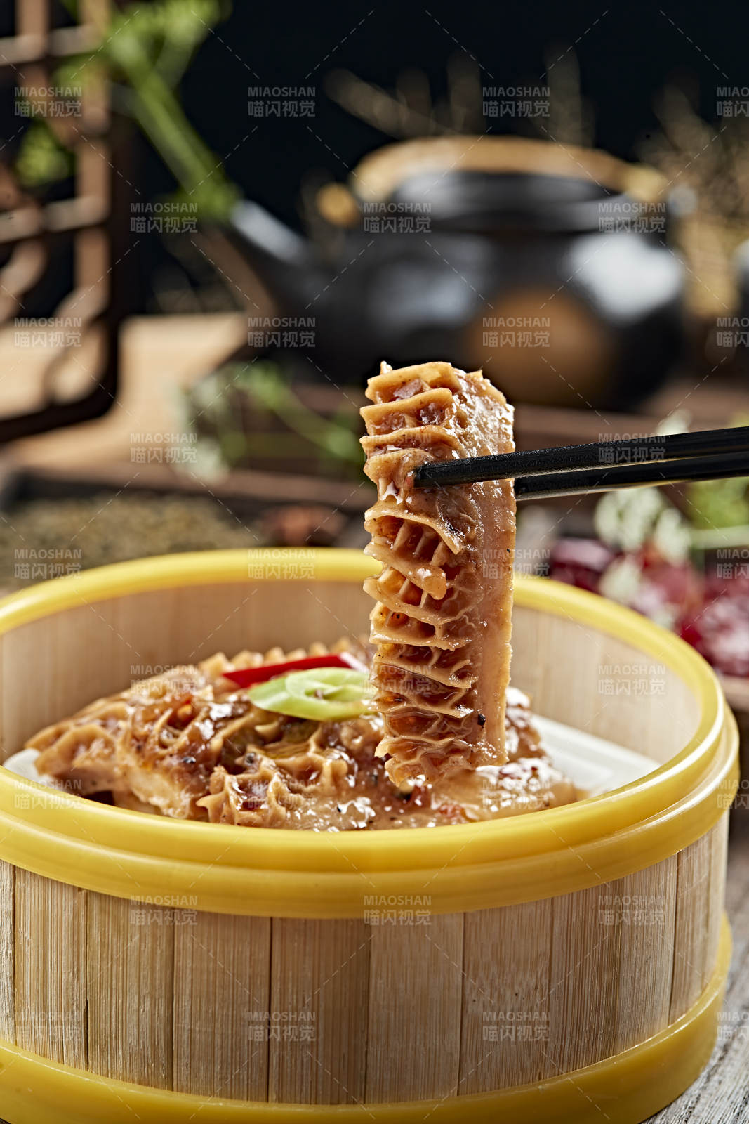 港式茶餐香蒸金钱肚图片