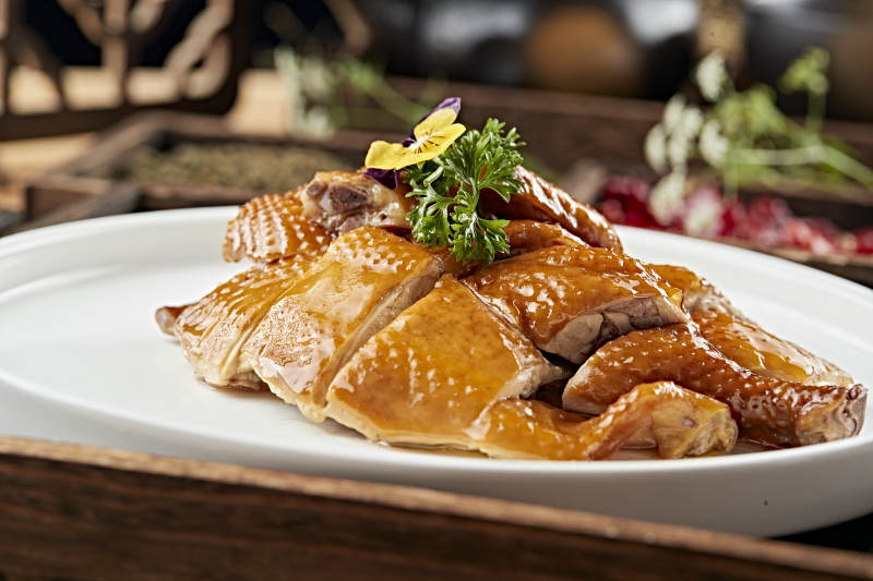 港式茶餐豉油蒸鸡图片