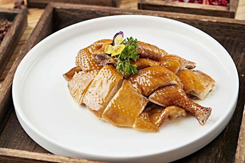 港式茶餐豉油蒸鸡图片