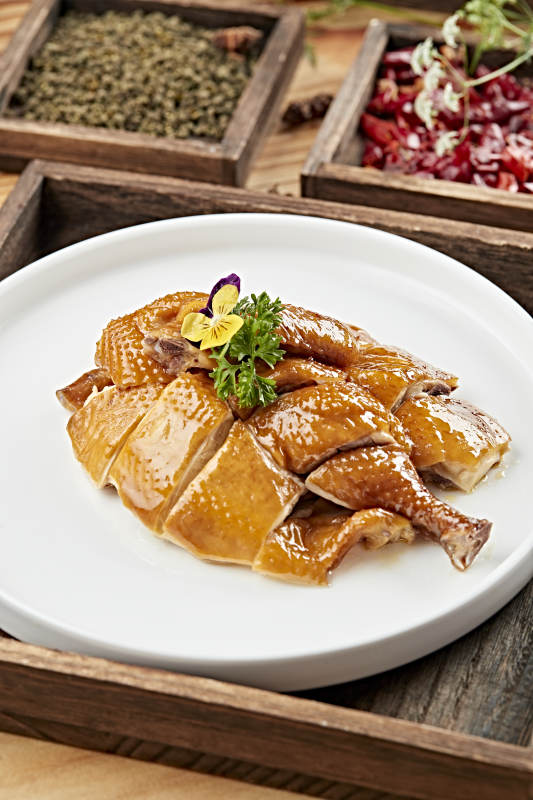 港式茶餐豉油蒸鸡图片