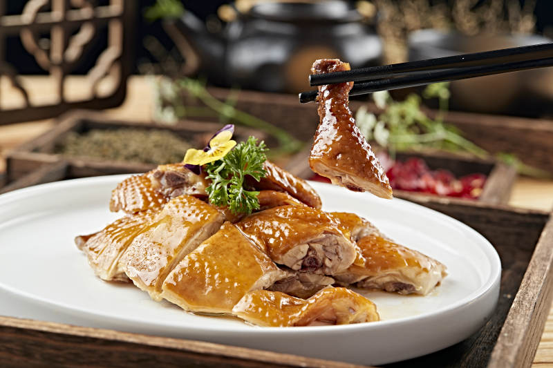 港式茶餐豉油蒸鸡图片