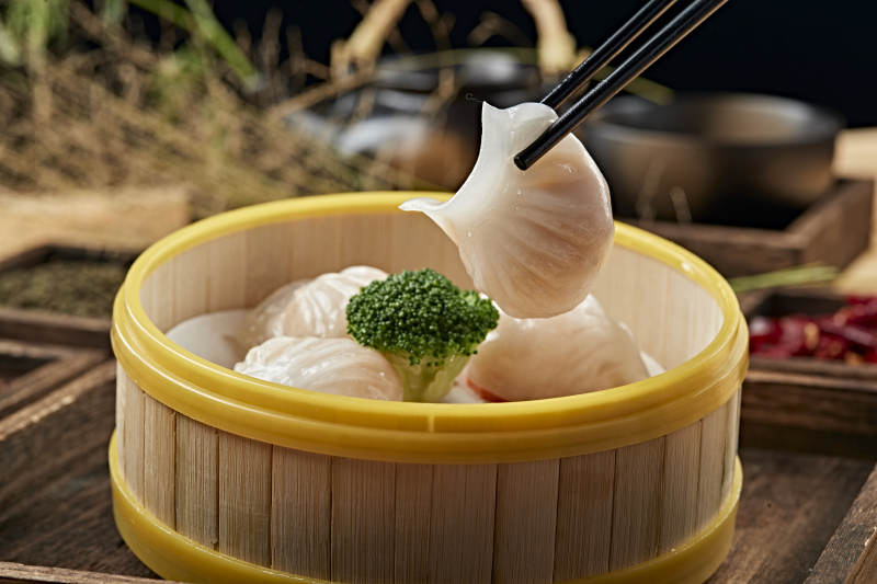 港式茶餐水晶虾饺图片