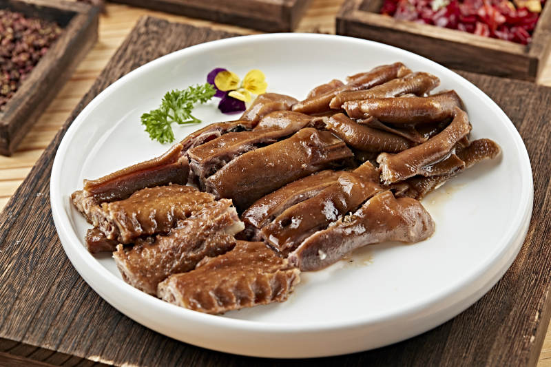 港式茶餐潮汕卤水鹅三拼图片