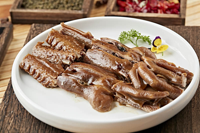 港式茶餐潮汕卤水鹅三拼图片